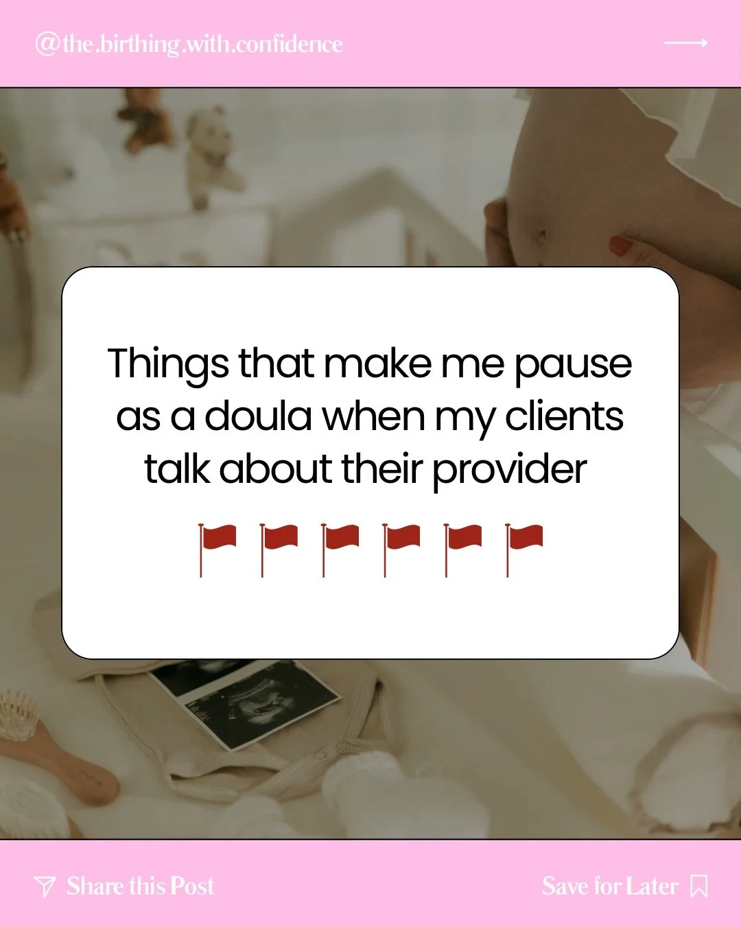 Some things in pregnancy and birth have become so normalized that women stop questioning them.

But as a doula, there are certain phrases that immediately make me pause when clients talk about their provider.

Not because every intervention is bad.
N