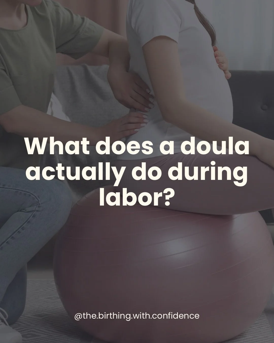 One of the biggest misconceptions about hiring a doula is that we&rsquo;re there to &ldquo;do&rdquo; birth for you.

The truth is, birth is yours.

Your provider is there to provide medical care. Your body is doing the work of labor. Your partner is 
