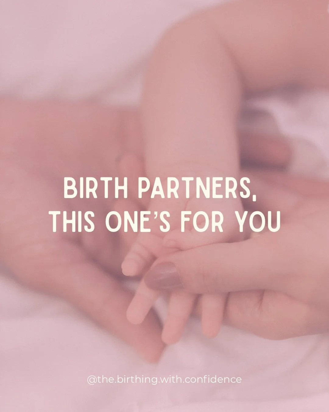 Birth partners, this one&rsquo;s for you! 
You don&rsquo;t have to know every labor position, have the perfect words of encouragement, or know exactly what to do when contractions start.

But you can show up prepared.

One of the best things you can 