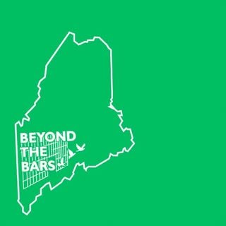 Outline map of Vermont with the text 'Beyond the Bars' and a bird graphic.