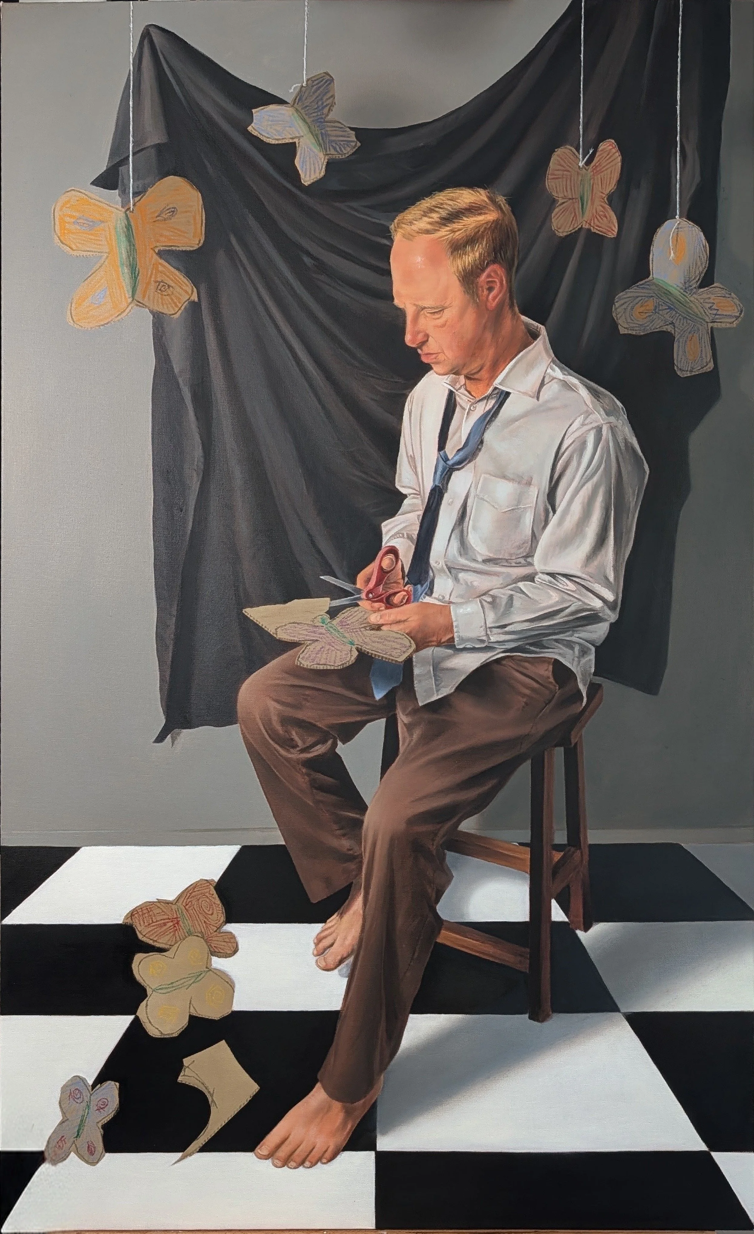 I Saw a Butterfly in February
Oil on Canvas
30" x 48"