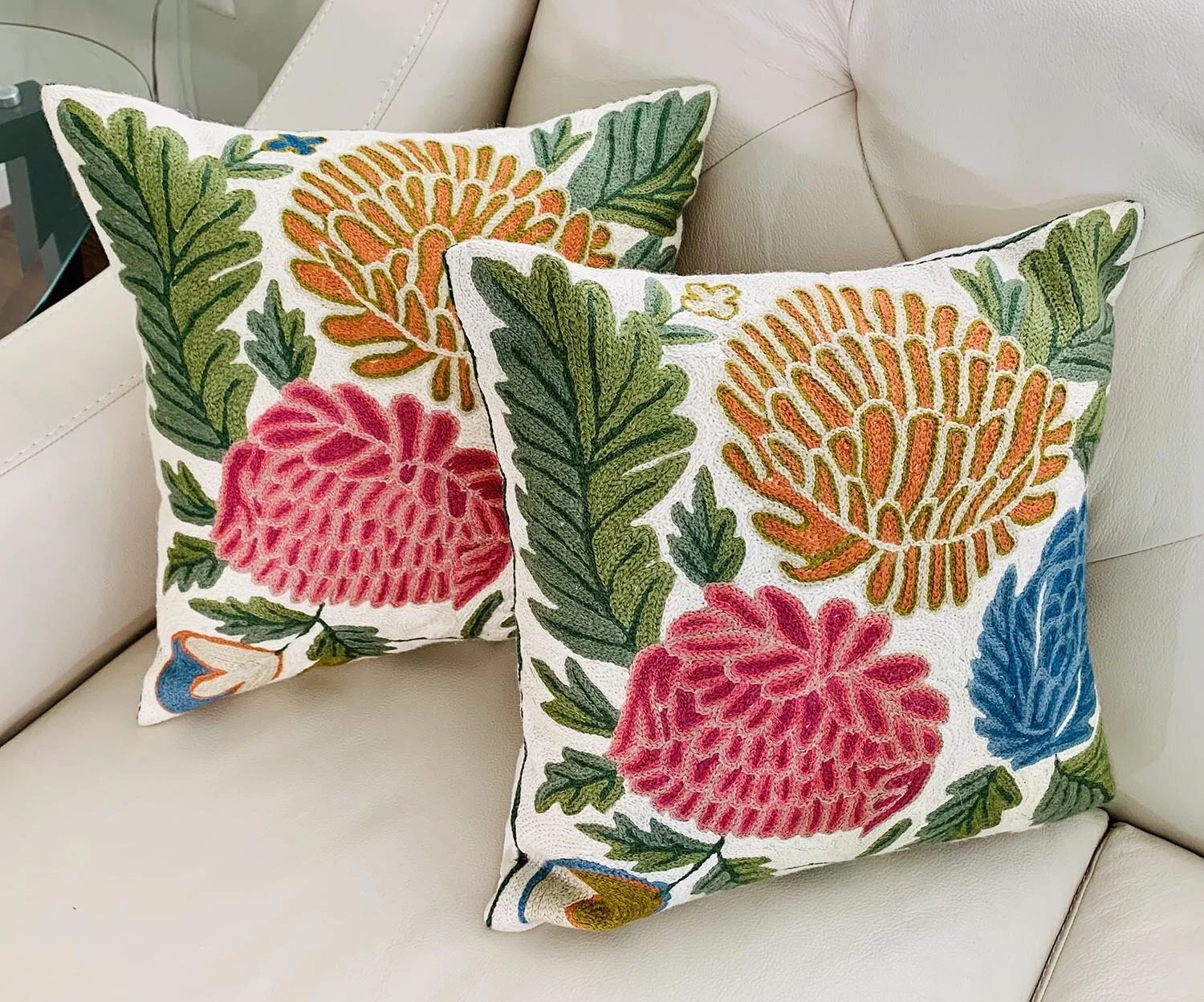 Autumn Gerberas - Pillow Cover