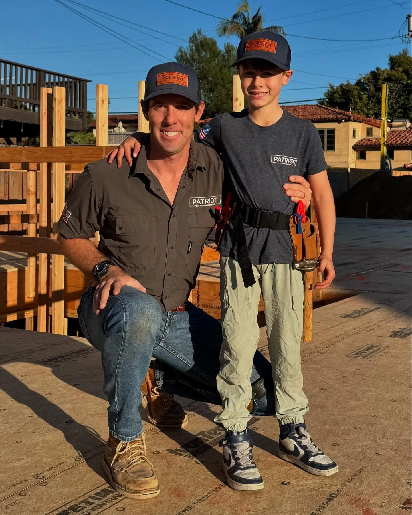 Jack got to leave school early to join me on the job sites today. I love sharing what I do with him and showing him the pride I take in being part of a blue-collar industry, despite all its challenges. For now it&rsquo;s all about fun, but I hope to 
