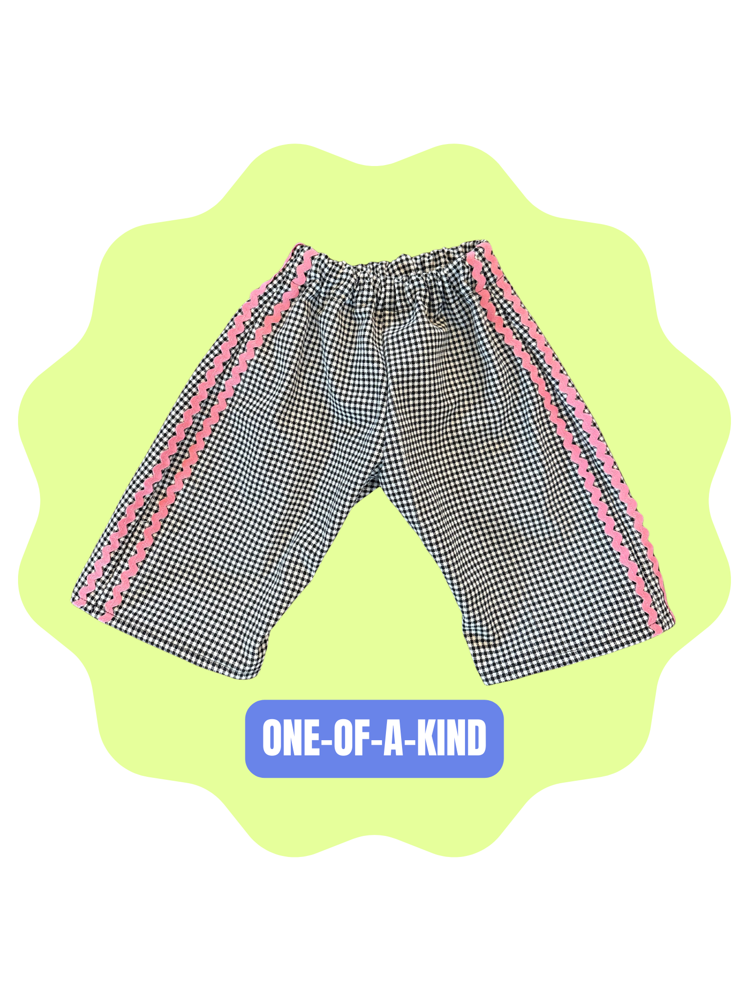 Upcycled Squiggle Baby Pant