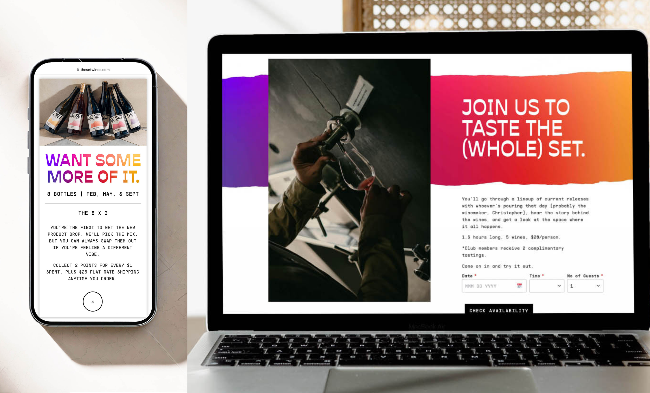 Beverage Standard of Excellence Website Award: TheSetWines.com