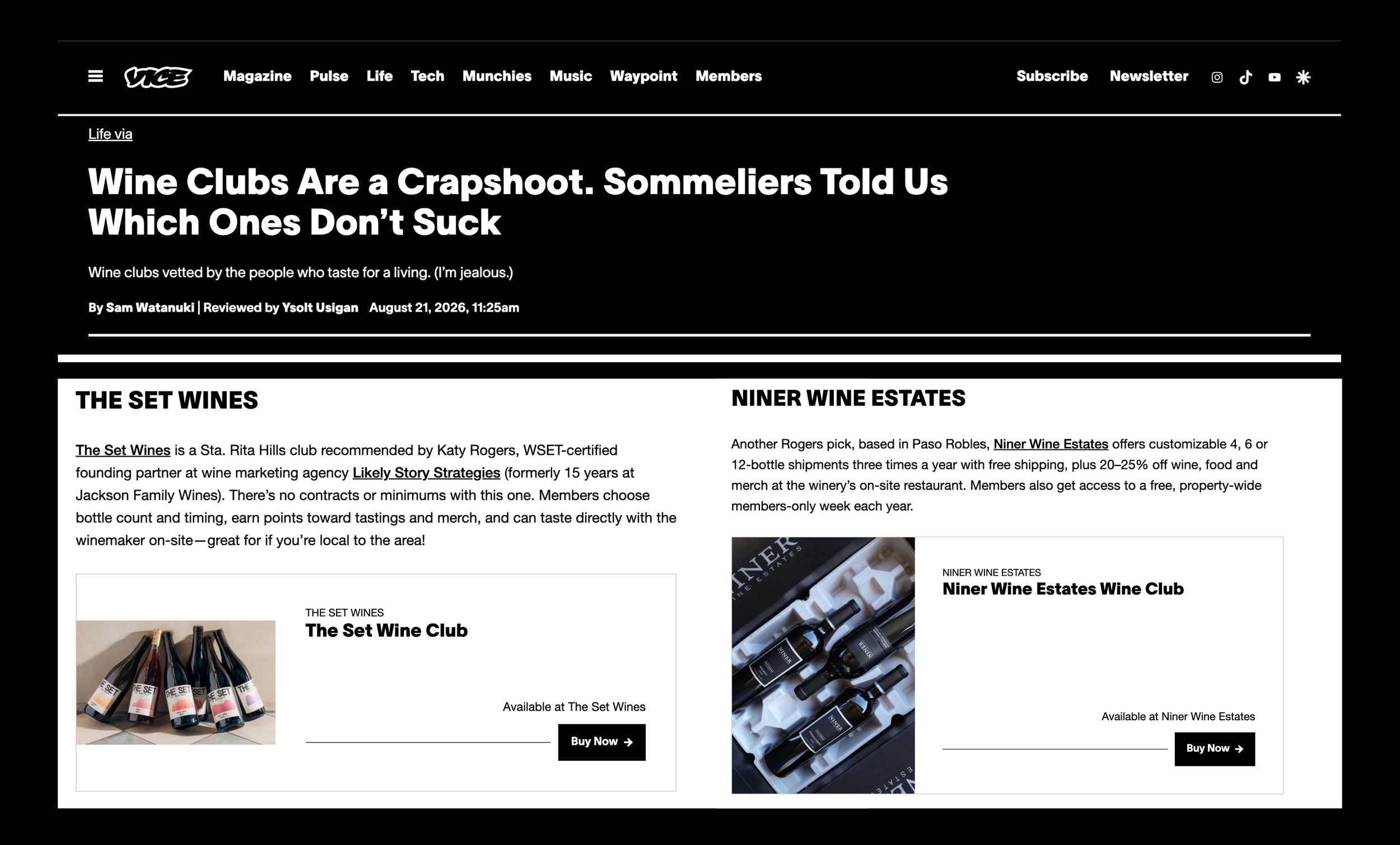 Wine Clubs Are a Crapshoot. Sommeliers Told Us Which Ones Don’t Suck