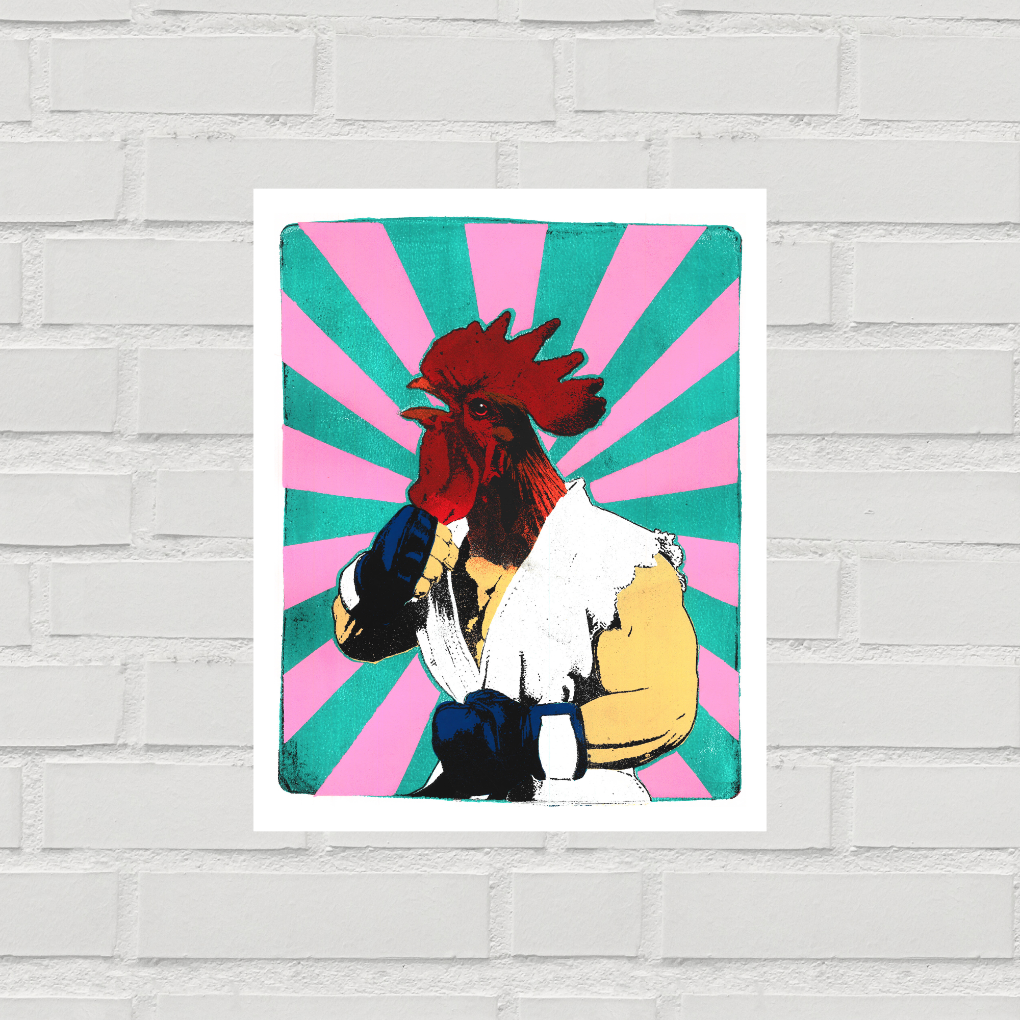 Cock Fighter Print