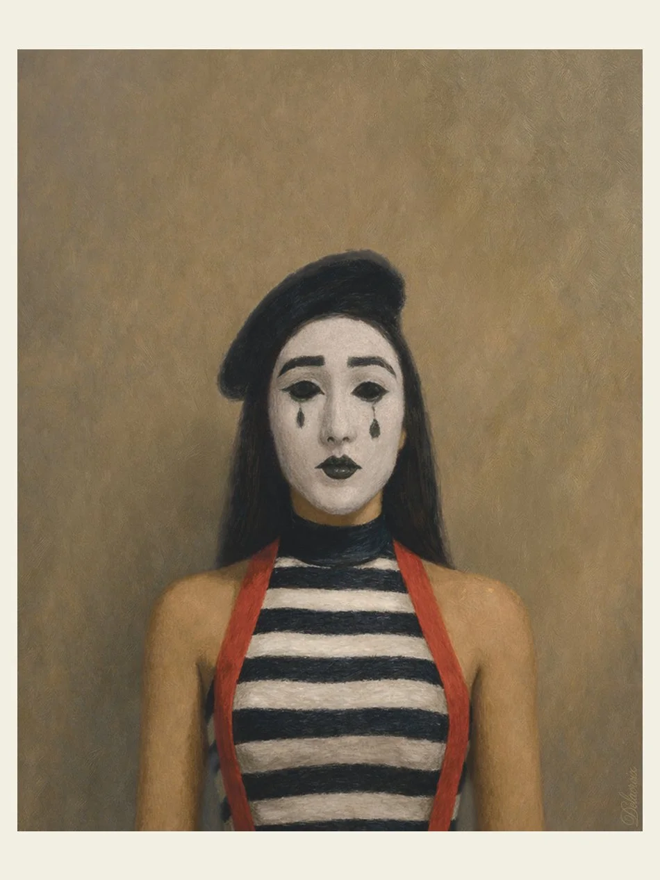 Esmeralda - Mime Mask