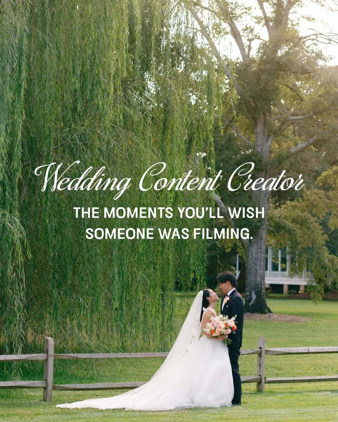 Hiring a wedding content creator means you have someone there building a digital scrapbook of your day in real time.

The little clips.
The real reactions.
The moments you were too present to notice.

The way your bridesmaids look at you.
The five se