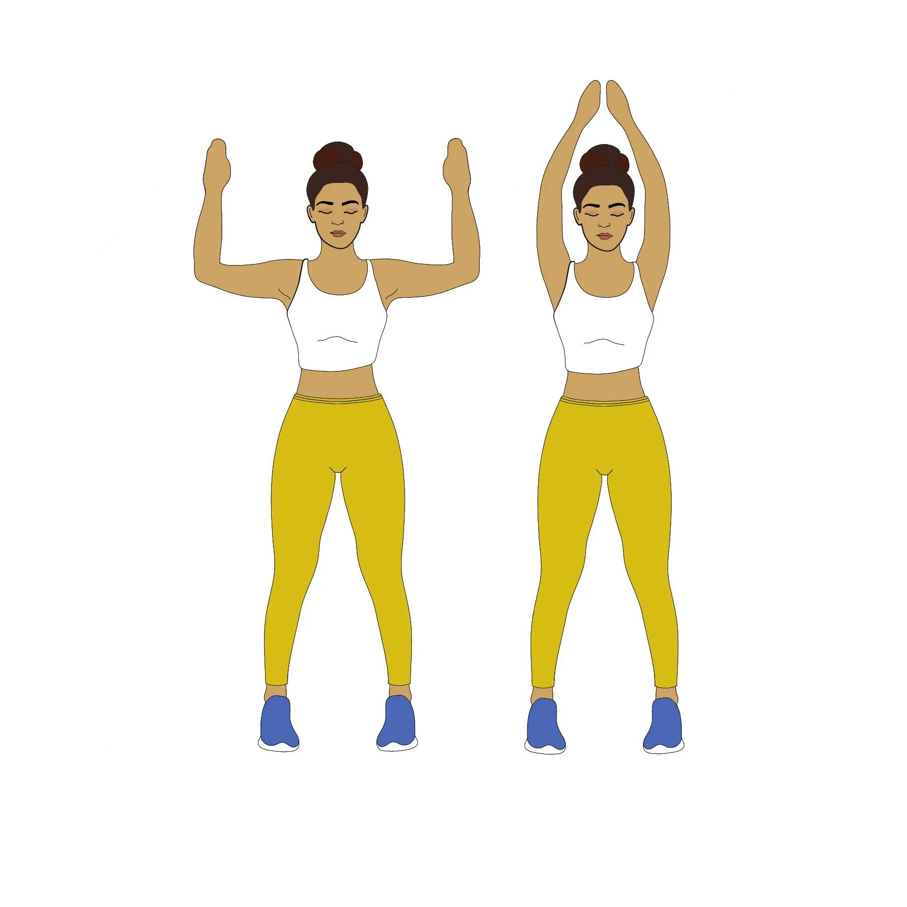 Bodyweight exercises for climbers: Woman performs exercises to improve shoulder mobility and posture.