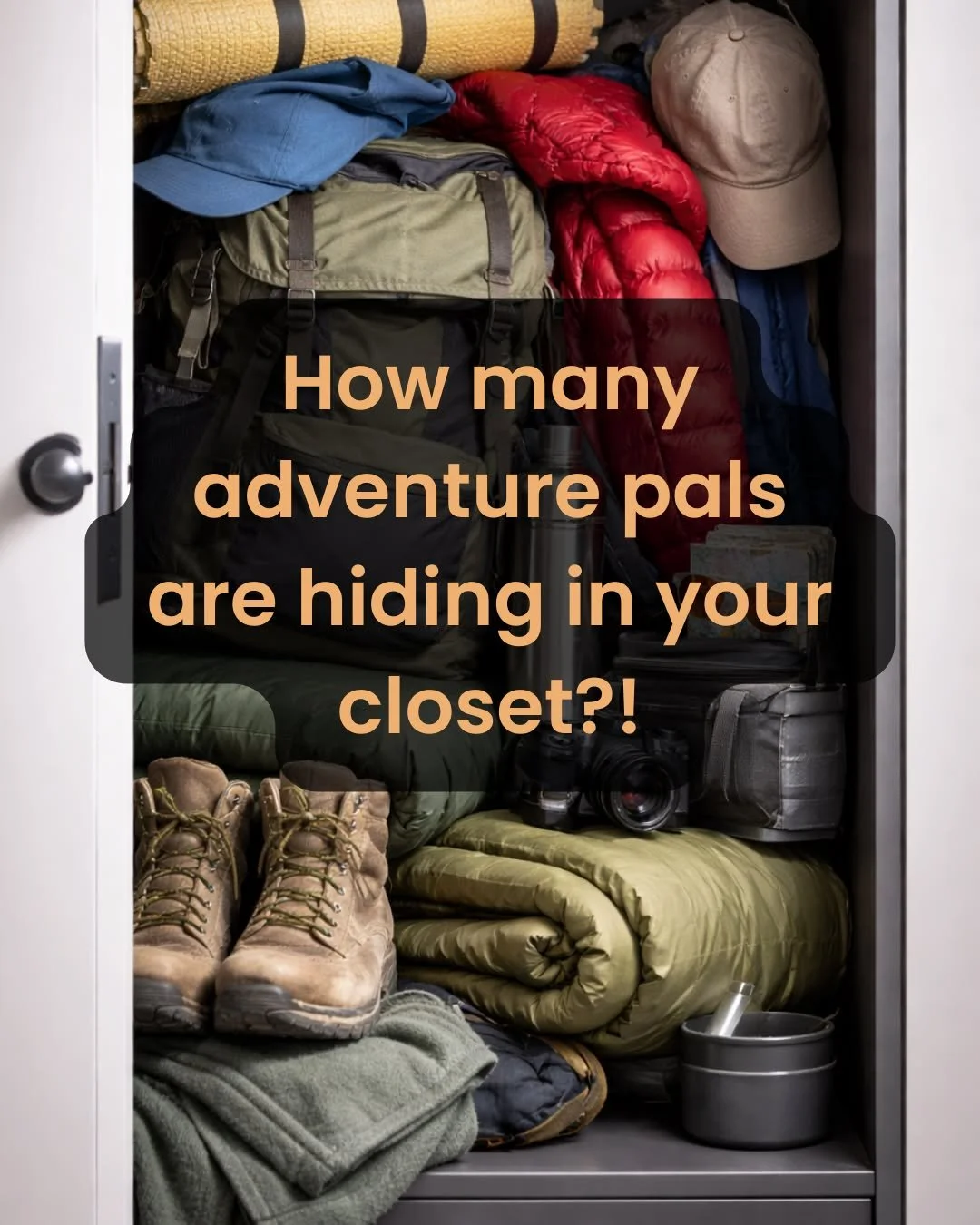 How many adventure companions are sleeping unused in your cupboard? 🧗&zwj;♂️💤

Shoes, backpacks, technical clothing, accessories.
Great gear that just stopped touching the rock.

At the same time, someone is getting into mountain sports and buying 