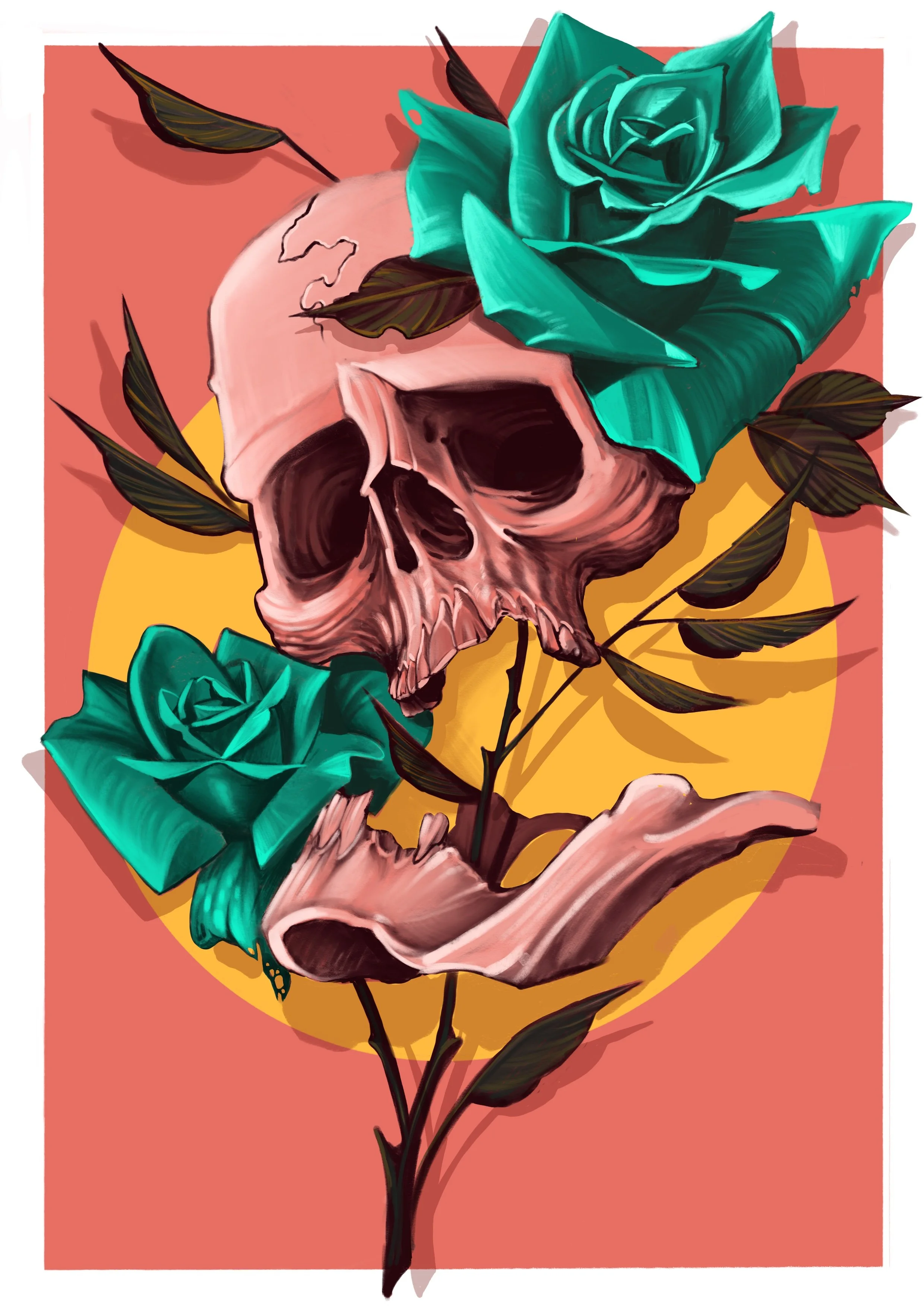 Skull & Rose