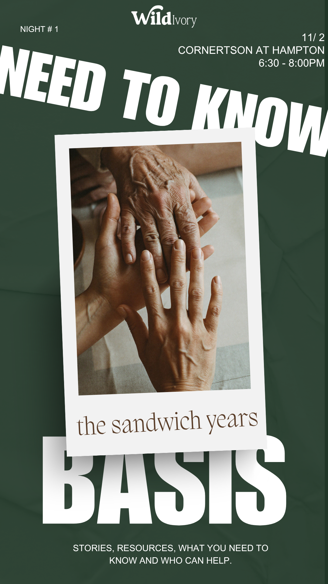 Need to Know Basis: Sandwich Years