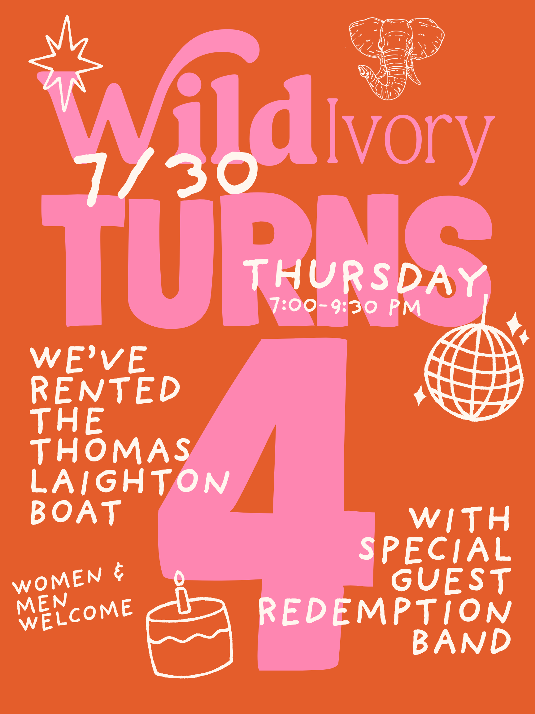 Wild Ivory 4th Birthday Party