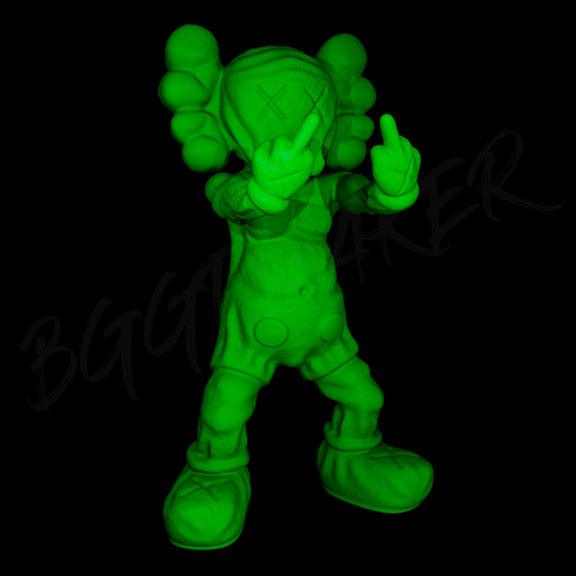 Creepy FucKaws – 3D Model STL Fan Art by BGGT Maker