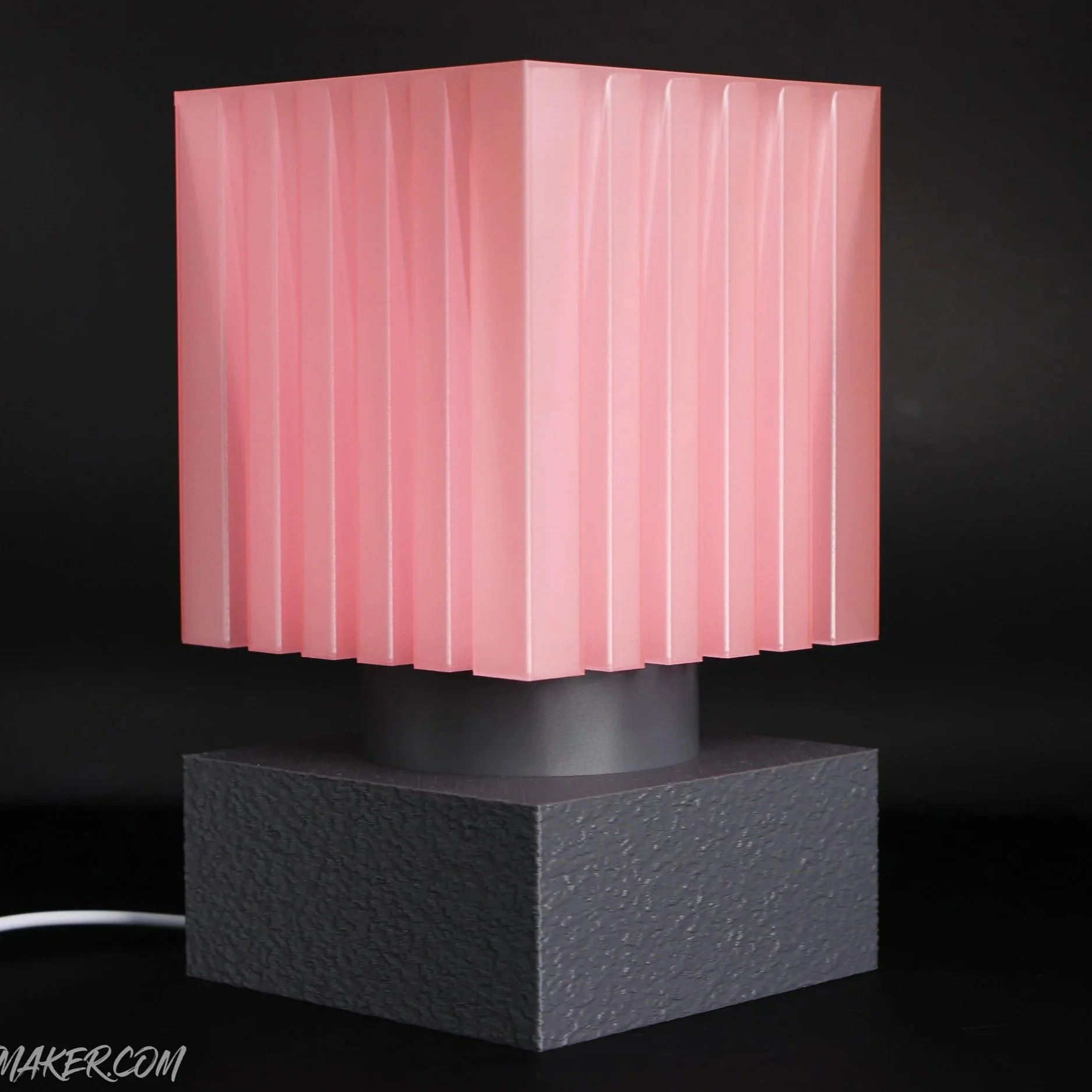 Cute Table 3D Printed Lamp