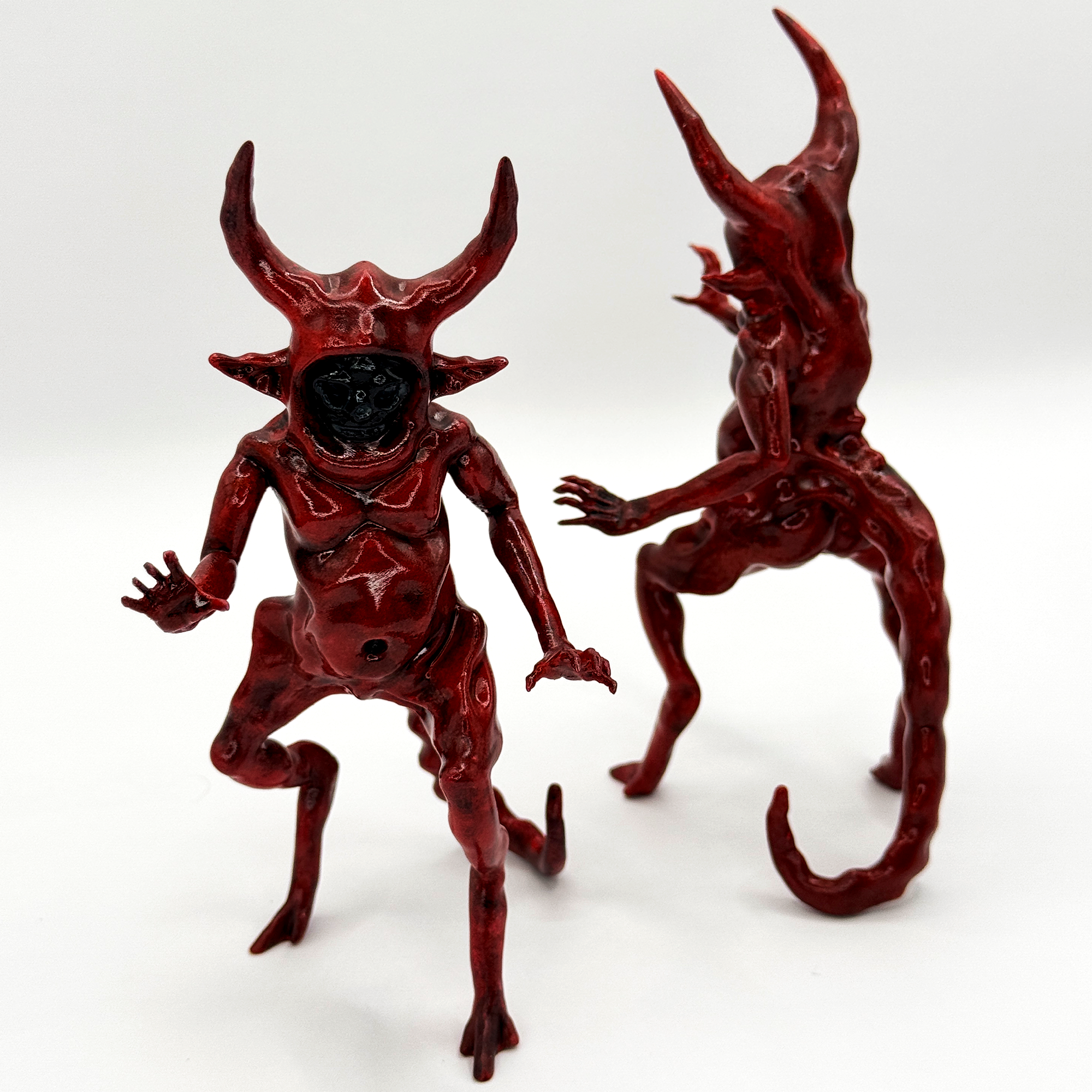 red demon custom handmade figures
