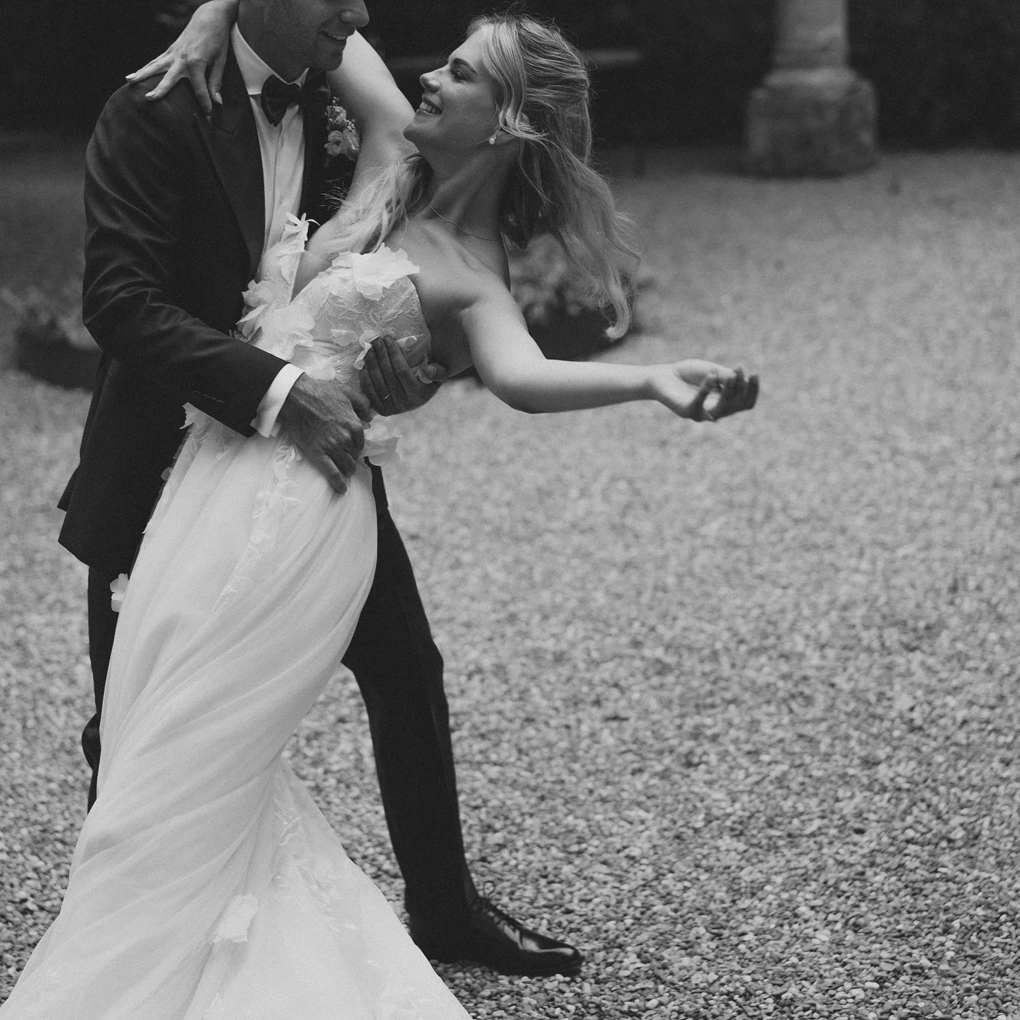 A moment away from it all, just love, music and the two of them &ndash; L &amp; A.🤍

Photo @white.frame_studio 

#WeddingVibes #CoupleGoals #BrideStyle #GroomStyle #TogetherForever #RomanticVibes #ModernLove #WeddingInspo