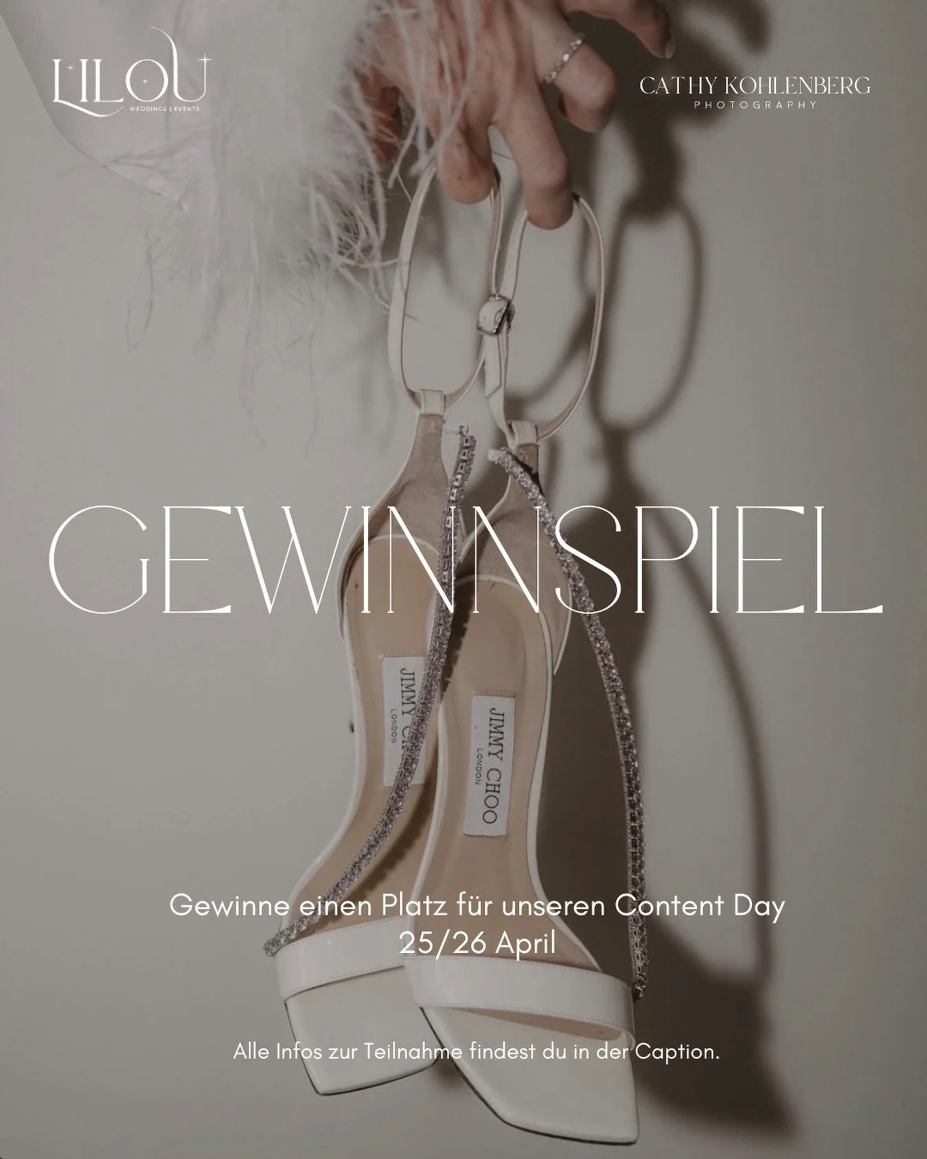 ✨ GEWINNSPIEL ✨

Du m&ouml;chtest professionellen Content f&uuml;r dein Business ganz egal ob Fotograf, Videograf oder Content Creator? Dann haben wir etwas f&uuml;r dich! 🤍

Wir verlosen 1 Platz bei unserem Content Day am 25/26 April📸🎥

Du darfst