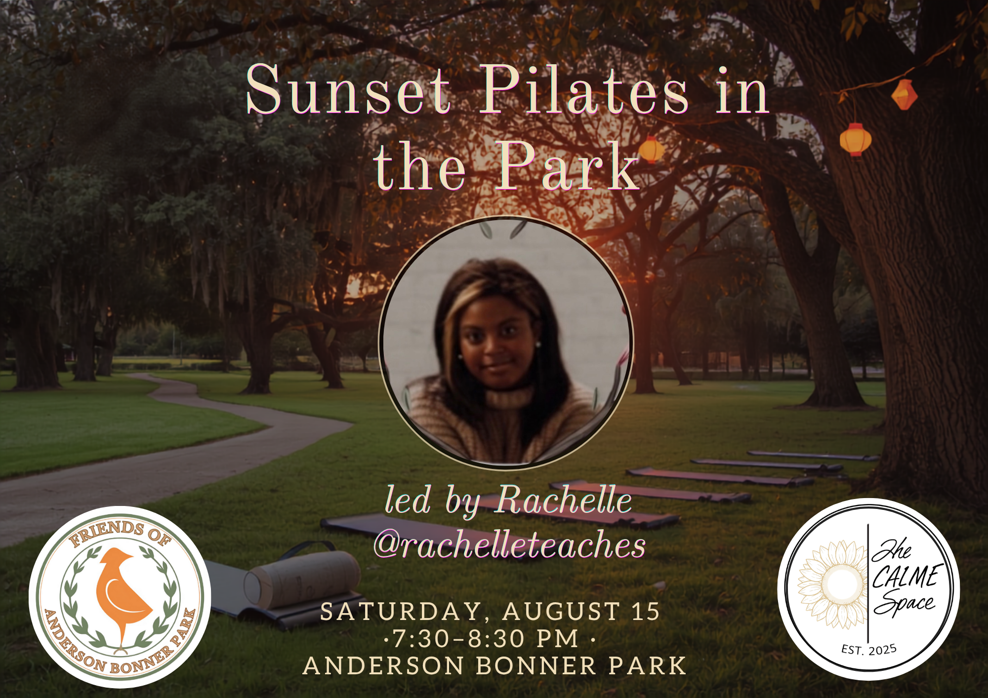 CALME Saturdays: Wellness at Anderson Bonner Park