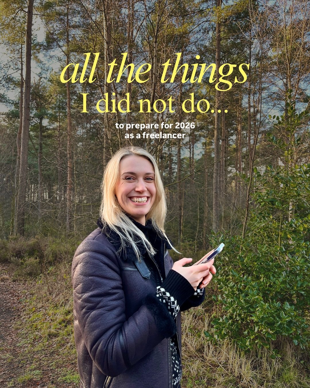 ✨🎆 Happy first work day of 2026 &mdash; I have forgotten how to turn on my computer.

Seriously though, I spent the last two weeks eating, laughing and unplugging with my favourite people and did not spent a single minute gathering vision board pins