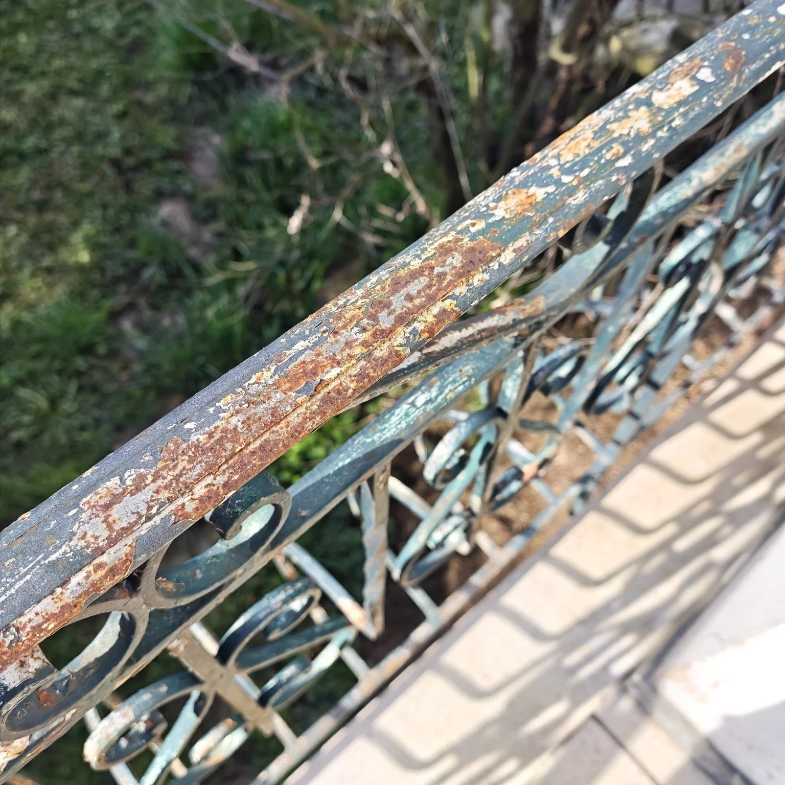 rambarde garde corps métal fer forgé