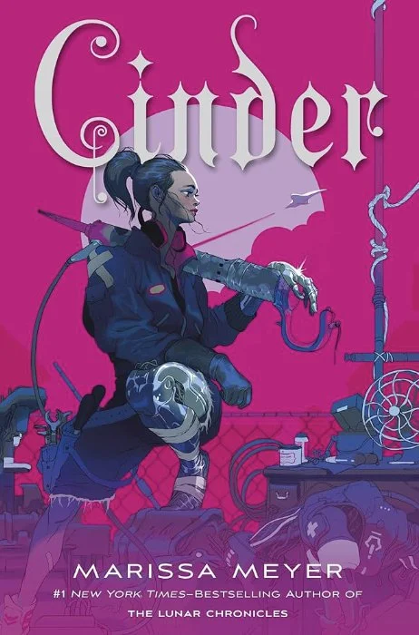 Cover of Cinder by Marissa Meyer.