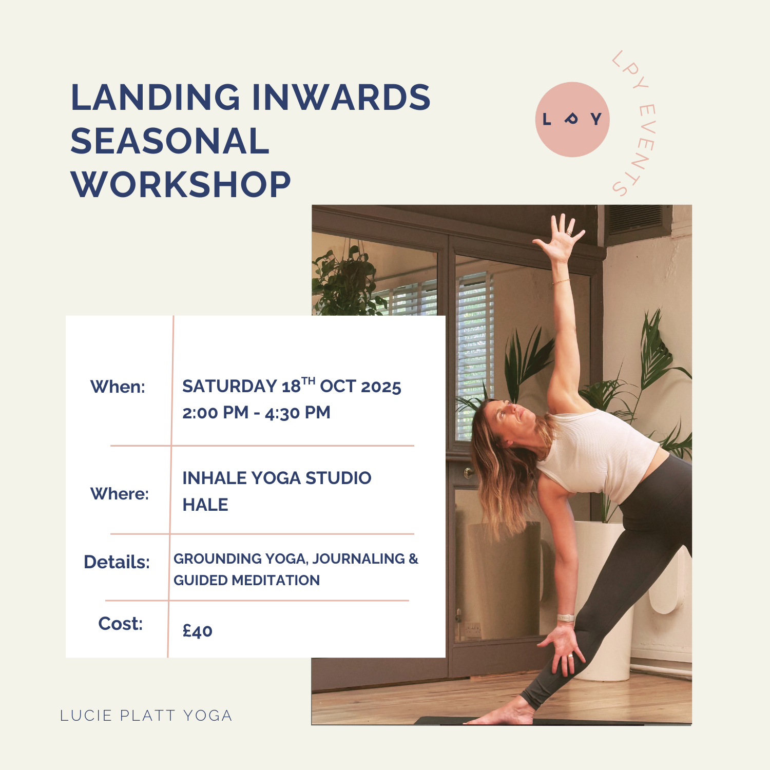 LANDING INWARDS SEASONAL WORKSHOP