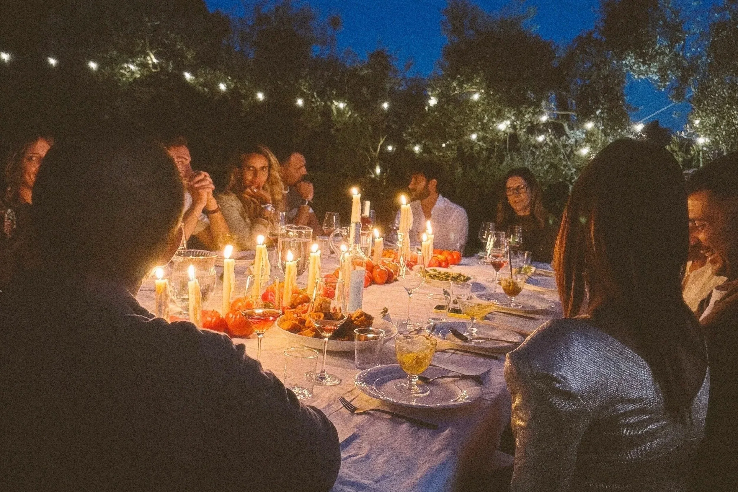 tavola elegante per una ricorrenza firenze