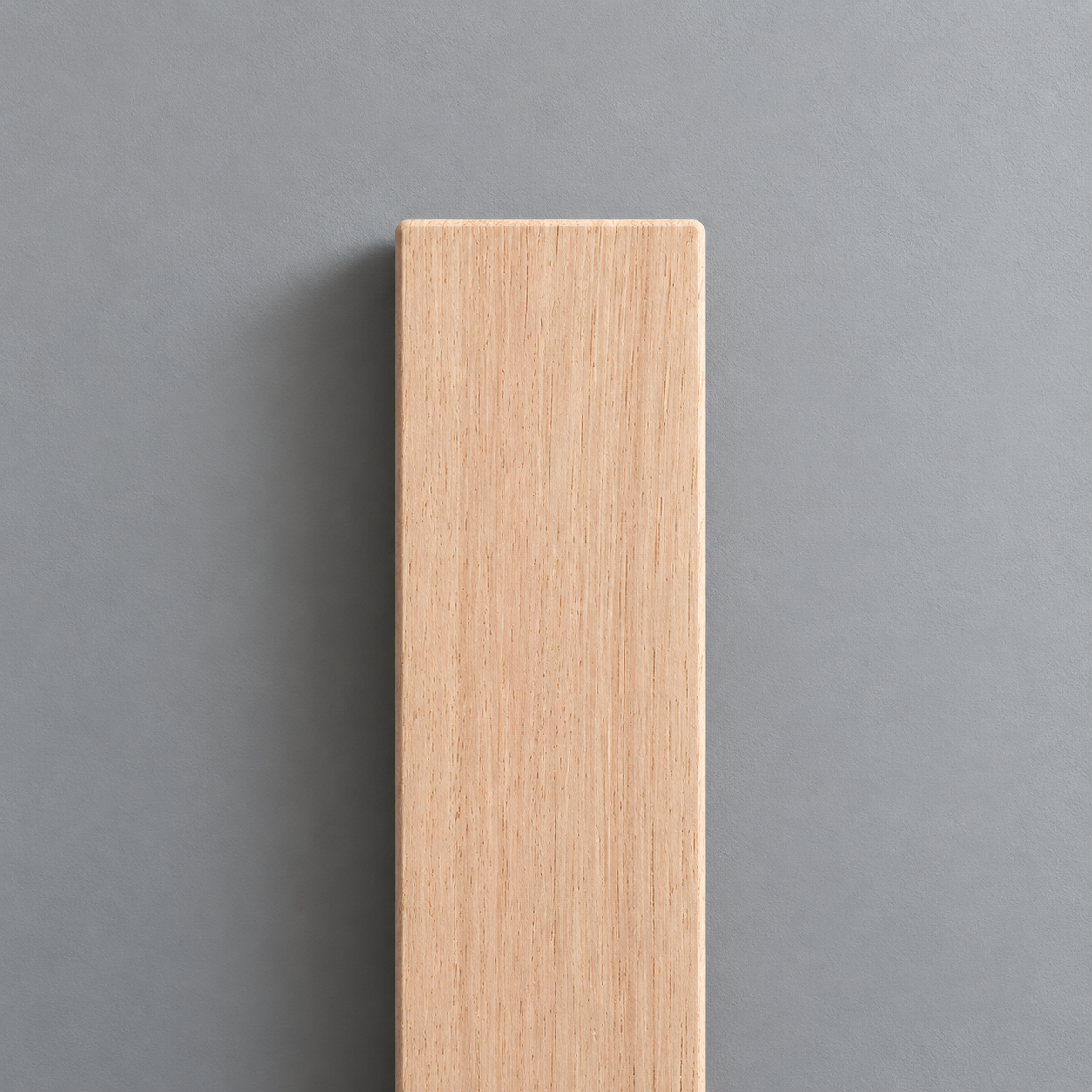 Victorian Ash timber sample showing its pale colour and fine, straight grain.