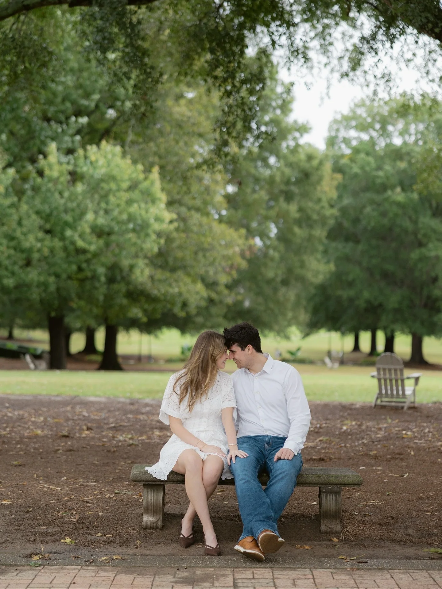 Walking the same sidewalks where their story first began! 🤎 Samford&rsquo;s campus is where they fell in love- from peers to friends to boyfriend and girlfriend, we now we celebrate their engagement and commitment to a lifetime together. So excited 