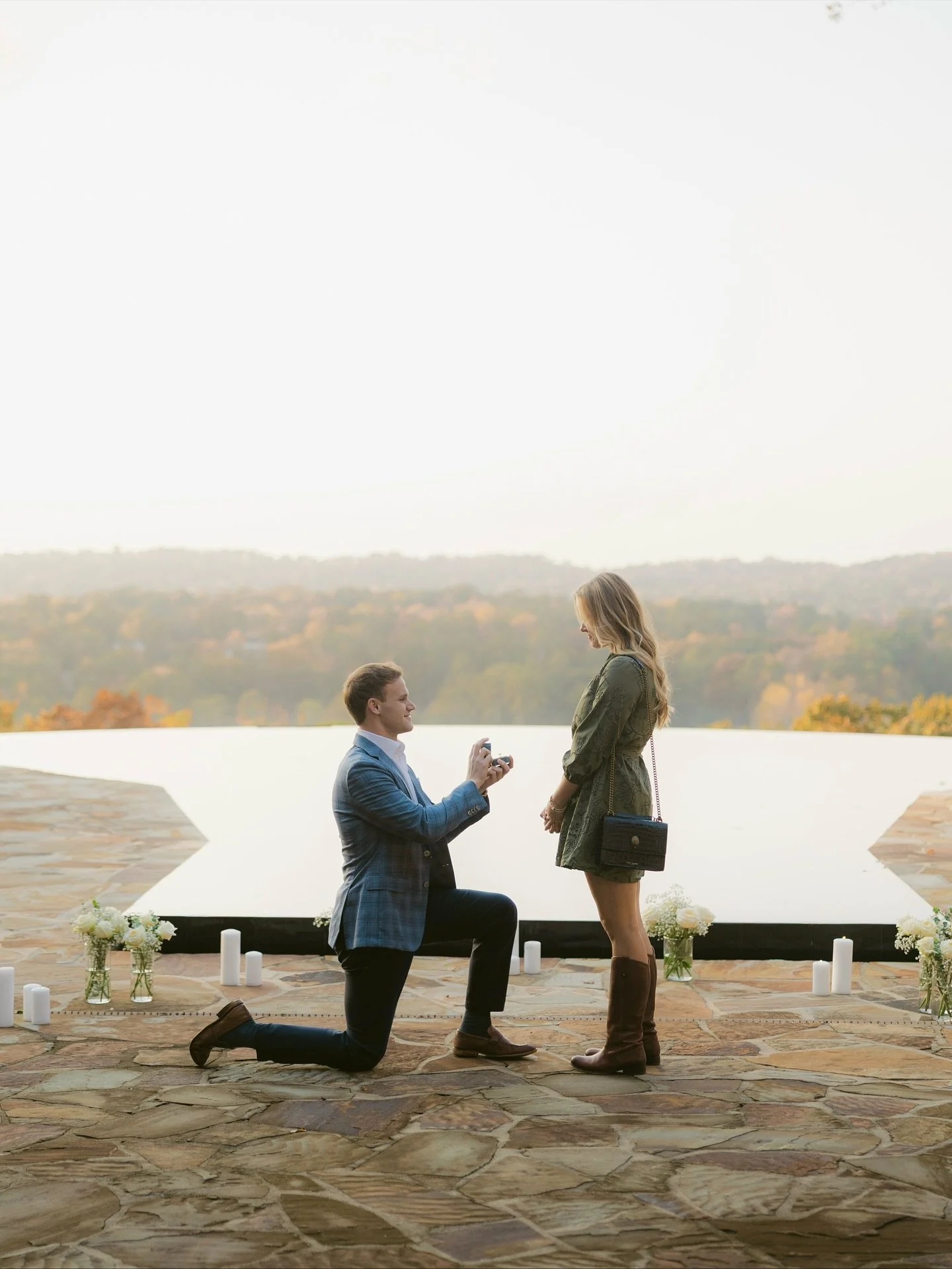 I&rsquo;ve been dying to share these!!!! Elise + DJ ft. the most beautiful sunset over the Birmingham mountains!!! Cheers to the future Lynchs 💍🥂🤍