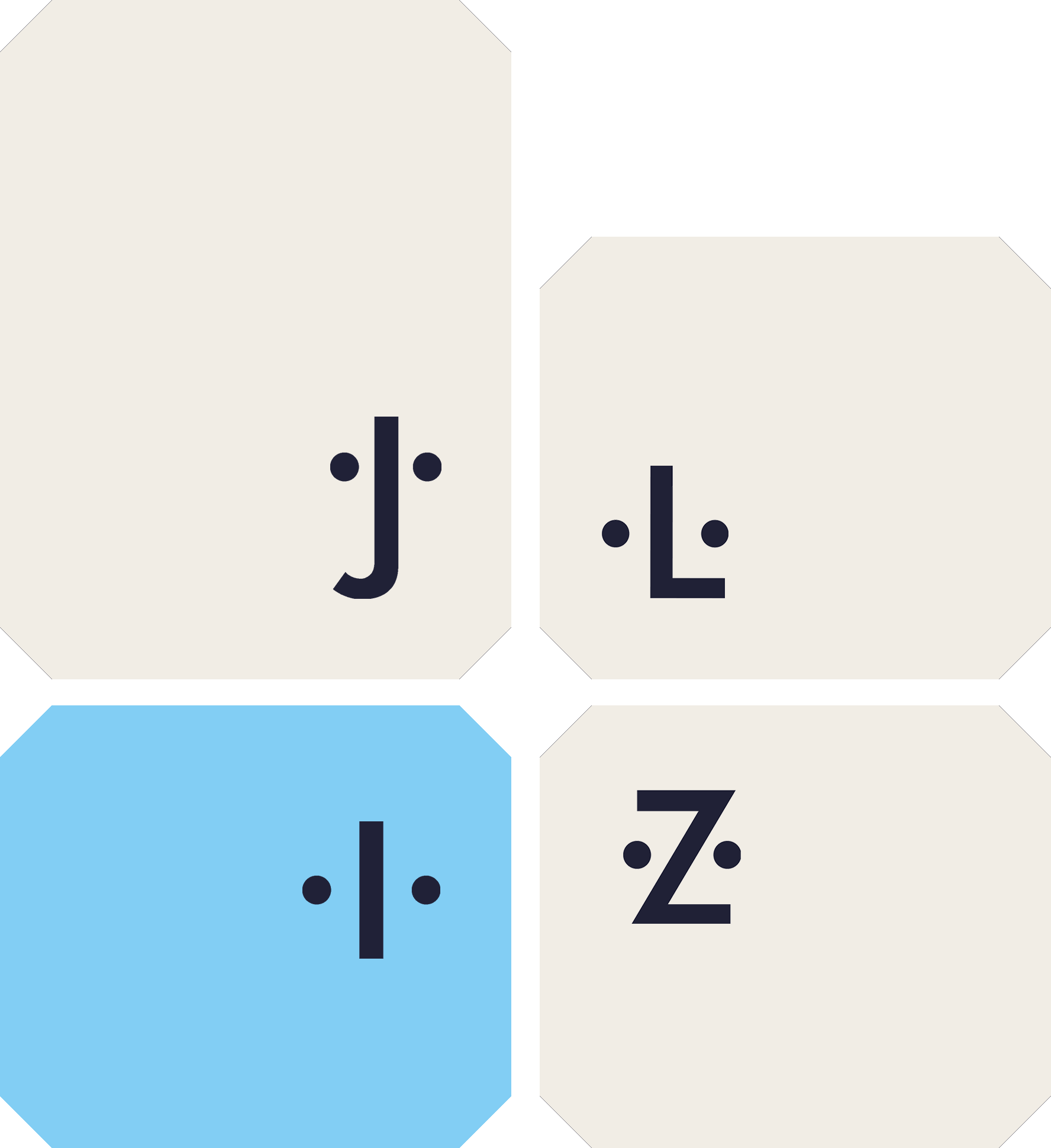 Animated illustration. 4 shapes with faces one of them is changing back an forth between red and blue and it's expression goes from angry to calm. The four shapes symbolise people coming together and resolving issues between them.