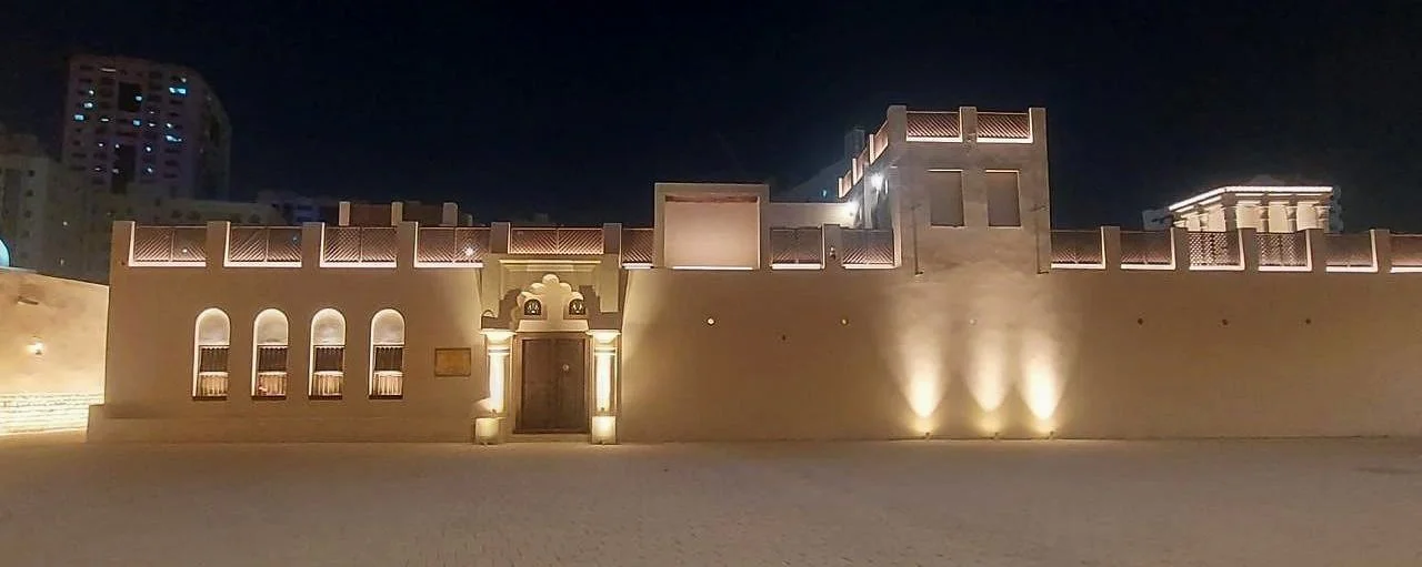 facade light architectural lighting design facade heritage Sharjah arcitectural