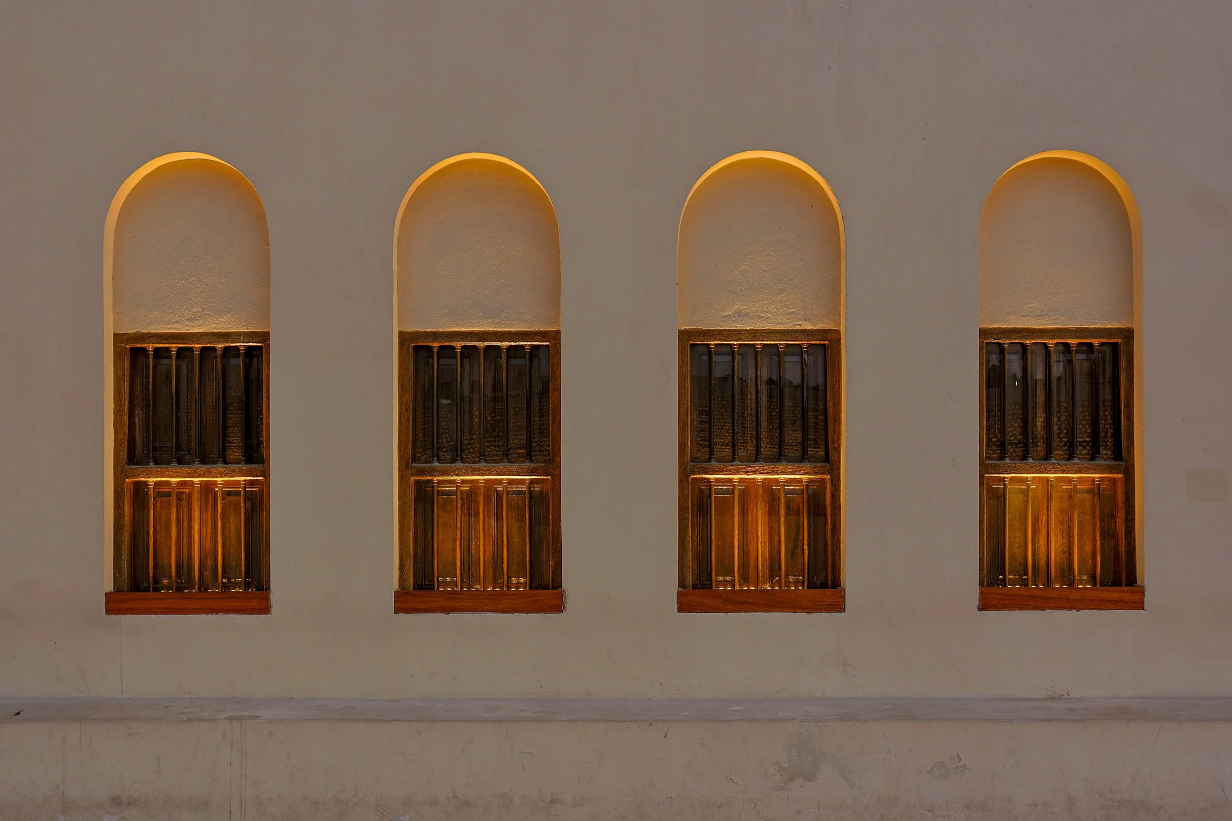 Urban Lumina Al Bait Al Gharbi Sharjah lighting design facade detail