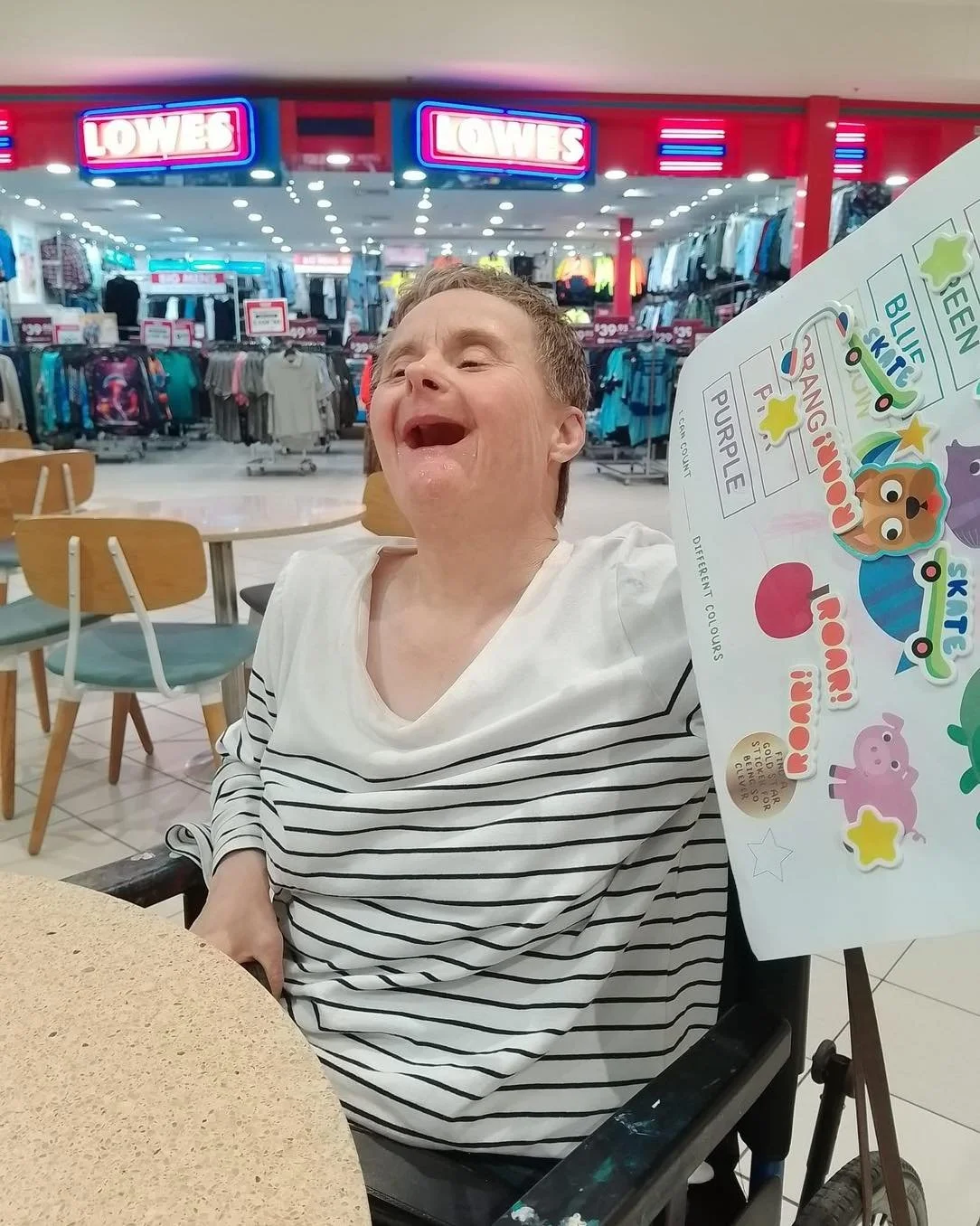 Meet Jodie! 🤩

Jodie loves doing craft (especially sticker books!) going to Oakvale farm, bowling and swimming. Everywhere Jodie goes she&rsquo;s playing her favourite music! Her support workers all have a playlist on their phones with her favourite