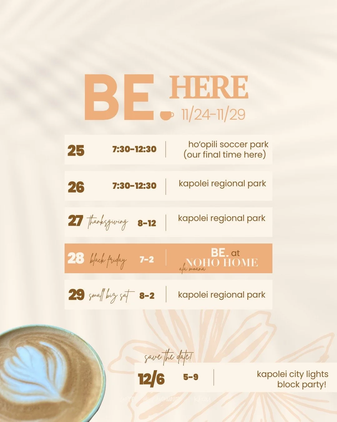 excited to celebrate lā kūʻokoʻa and gratitude this week with different hours &amp; homes :) come BE. with us &hearts;️ 

heads up: 
🕦 different hours this weekend!
❗️this will be our final tuesday at hoʻopili for a bit 
🛍️ closed at our regular sp