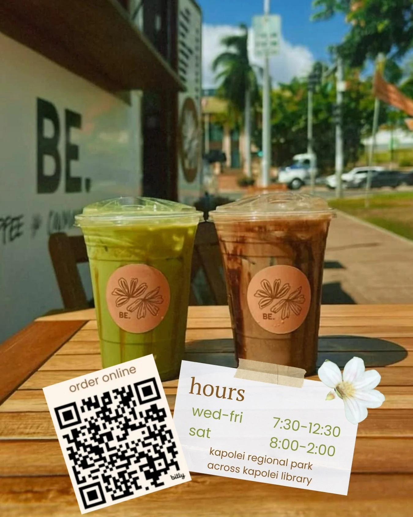 aloha ianuali! 🥳 new hours this month to allow us time &amp; space to BE.gin again &amp; BE. within. taking time as a team to keep growing so we can show up as our BE.st for you all! see ya pō'akolu!