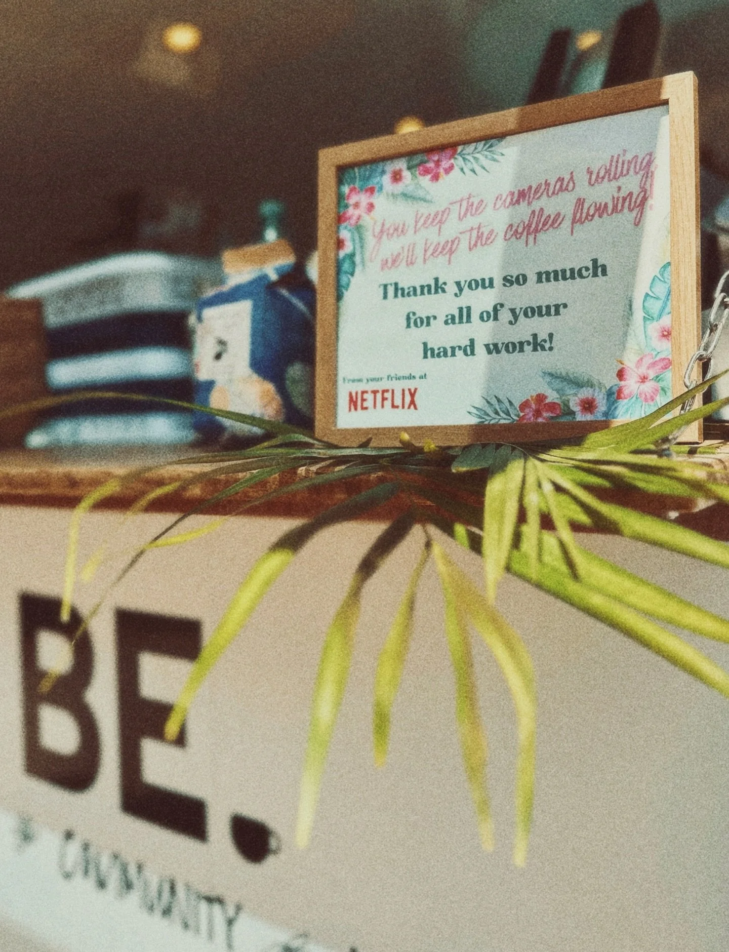 BE.ing hired by @netflix was not on our bingo card this year.. so cody &amp; i are reflecting on this amazing opportunity from the other week and seeing it as reminder to BE. in the present &amp; to BE. in gratitude. 🥰

despite the chaos &amp; heart