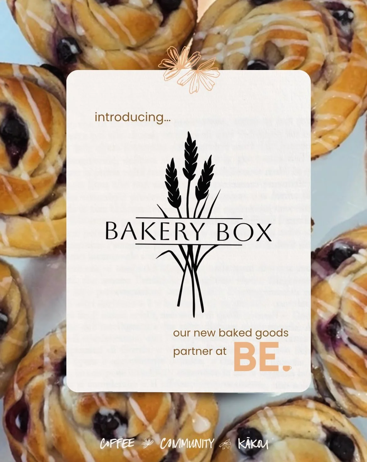 At long last, locally baked goods are finally returning to @be.kakou We are thrilled to welcome Bakery Box by Avis Akana to the team! Before we pause for our family vacation we want to give you a preview of what is to come when we return. This week 0