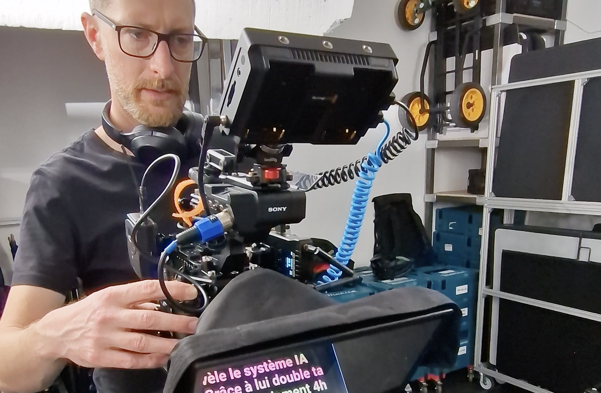 making of tournage clone numérique