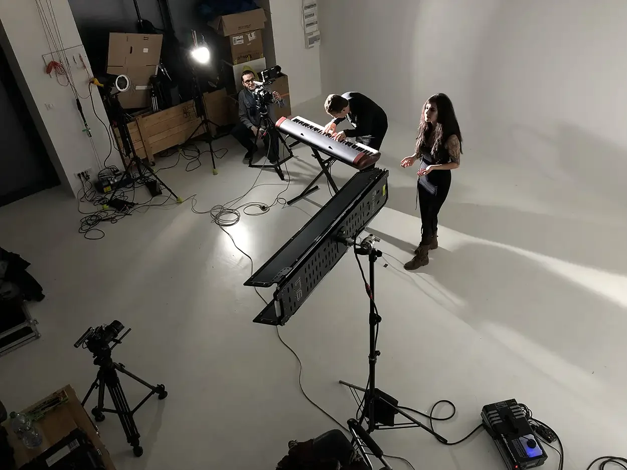 Tournage en vue d'un Motion transfert