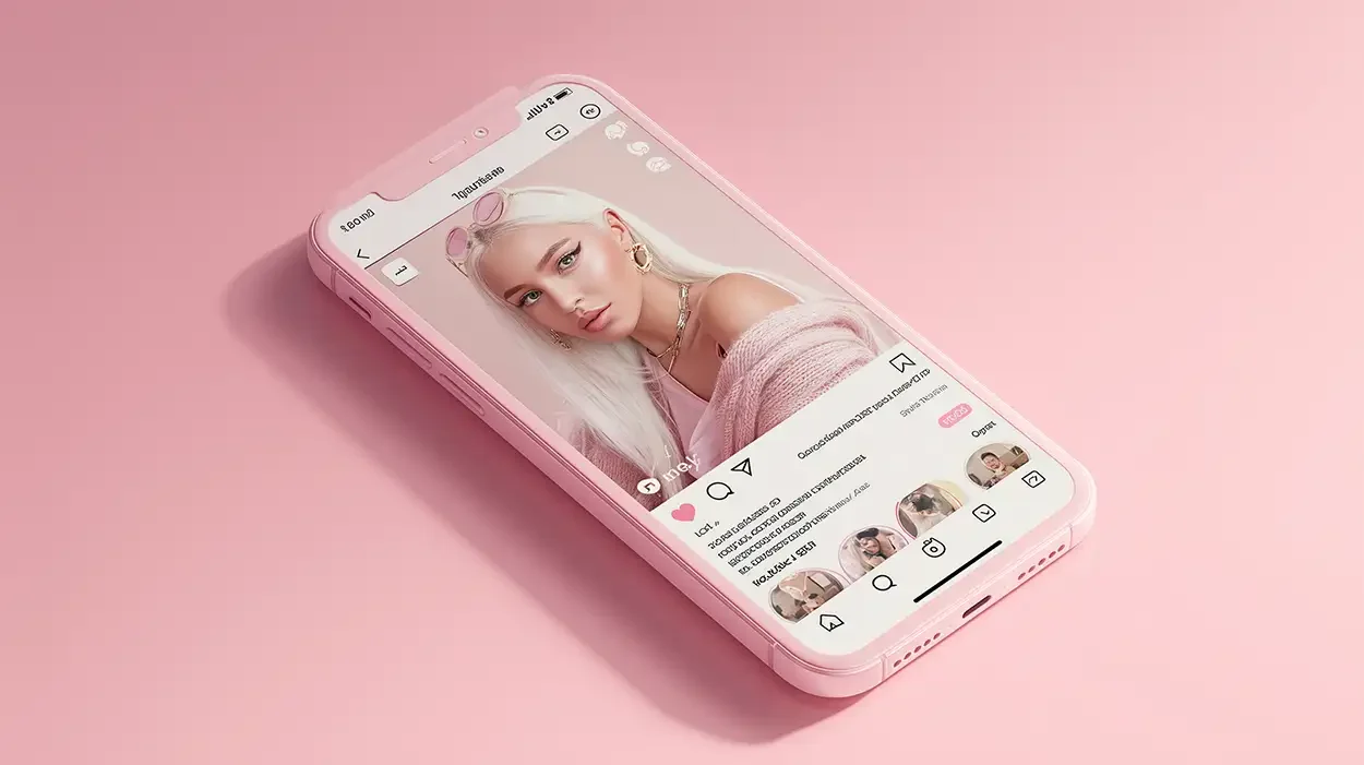 Influenceur virtuel généré par IA pour une campagne digitale