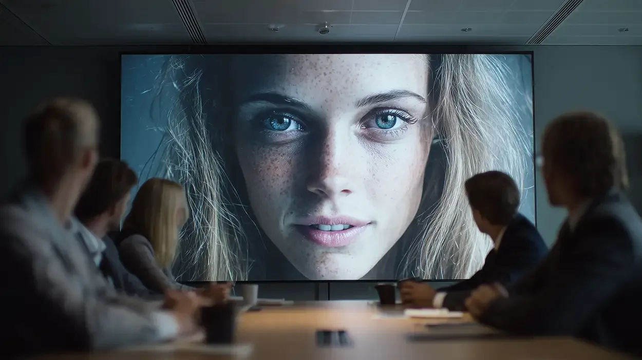 Avatar vidéo ultra-réaliste généré par intelligence artificielle