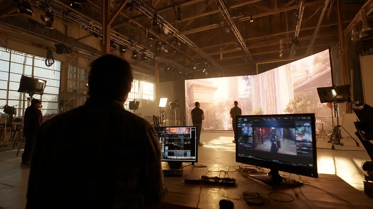 Effets visuels complexes réalisés par IA générative en production vidéo