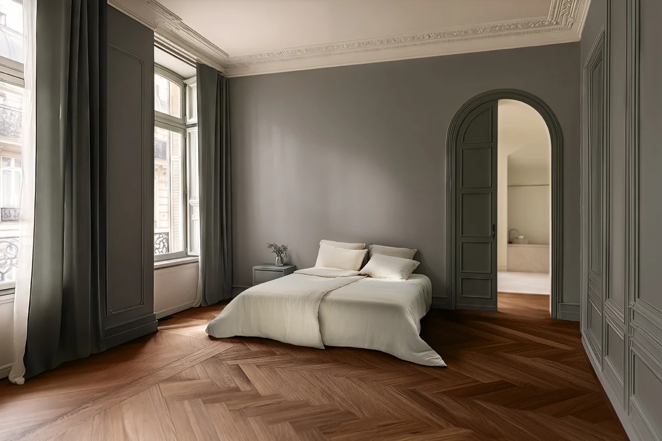 Vue d'un environnement, appartement haussmannien
