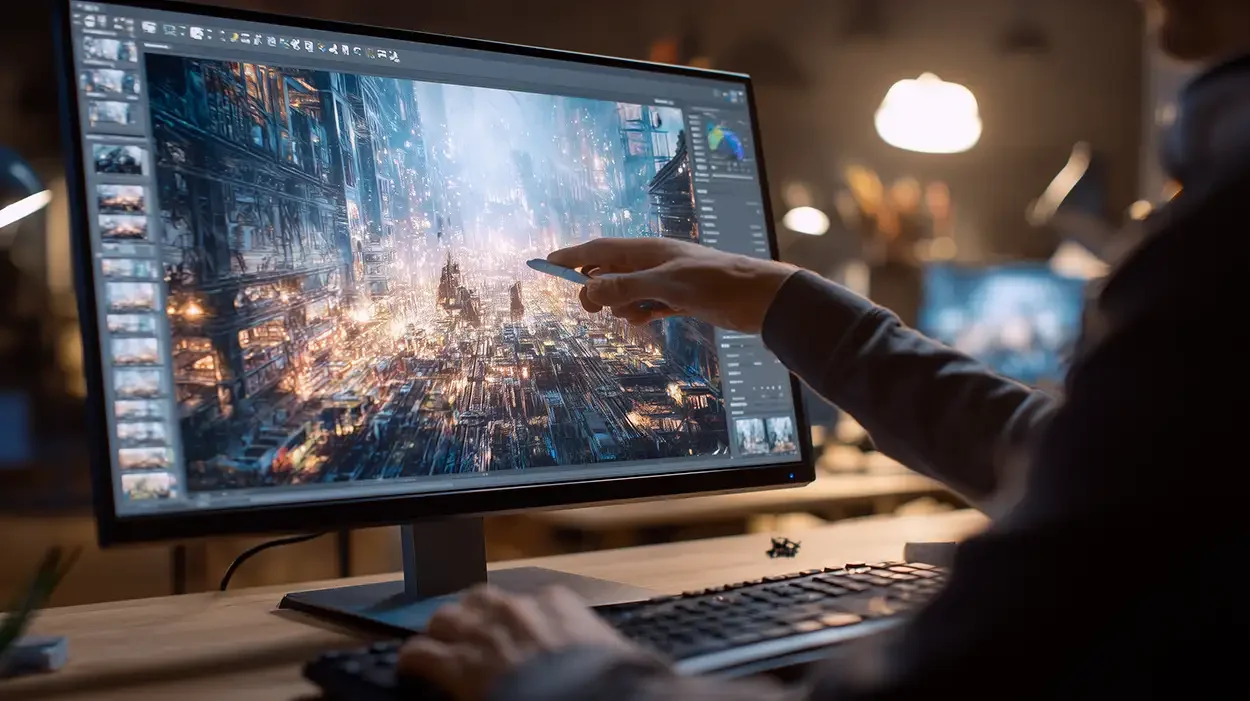 Environnement virtuel 3D créé par intelligence artificielle pour la vidéo