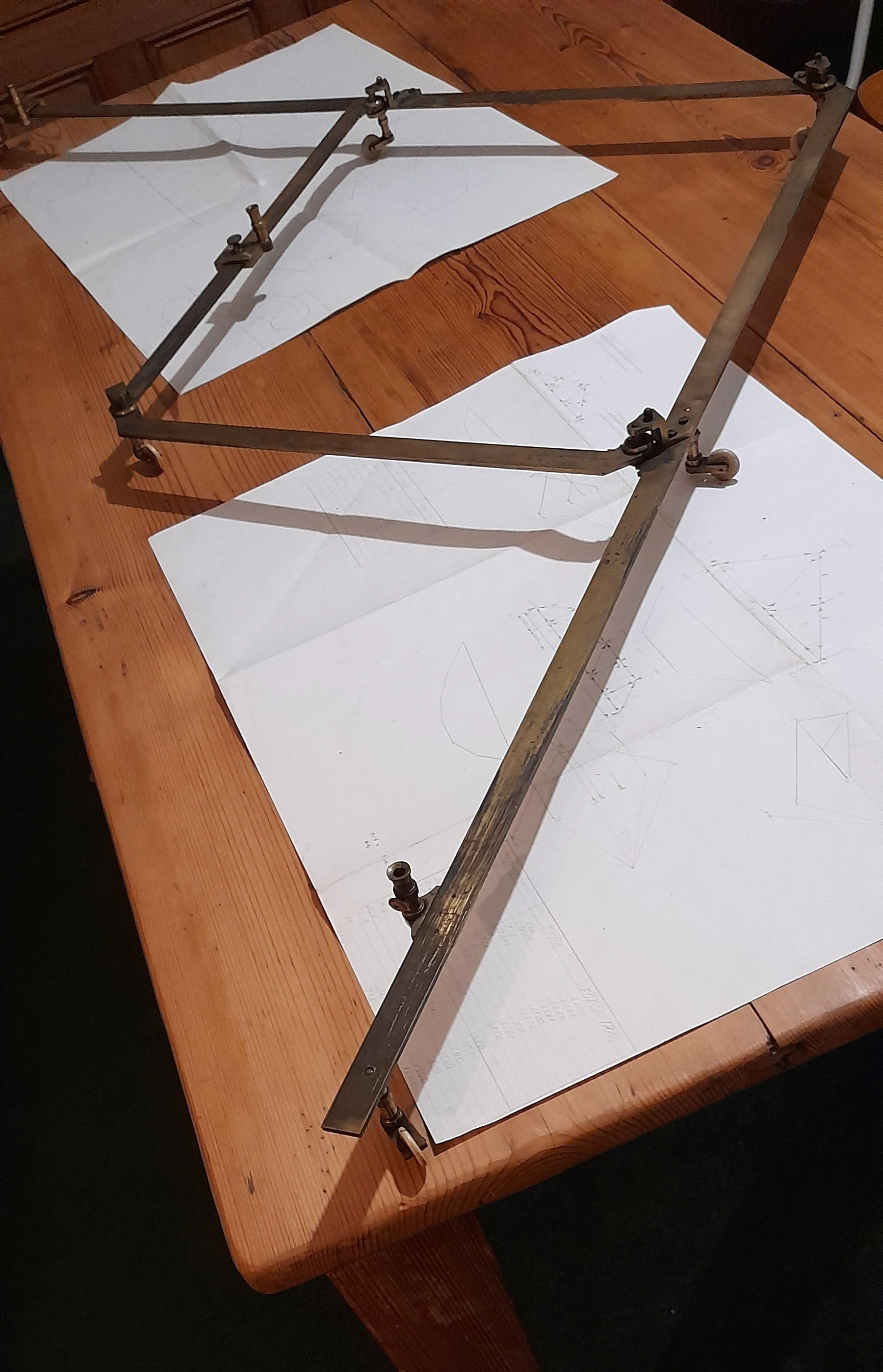 Brass Pantograph By Davis Derby