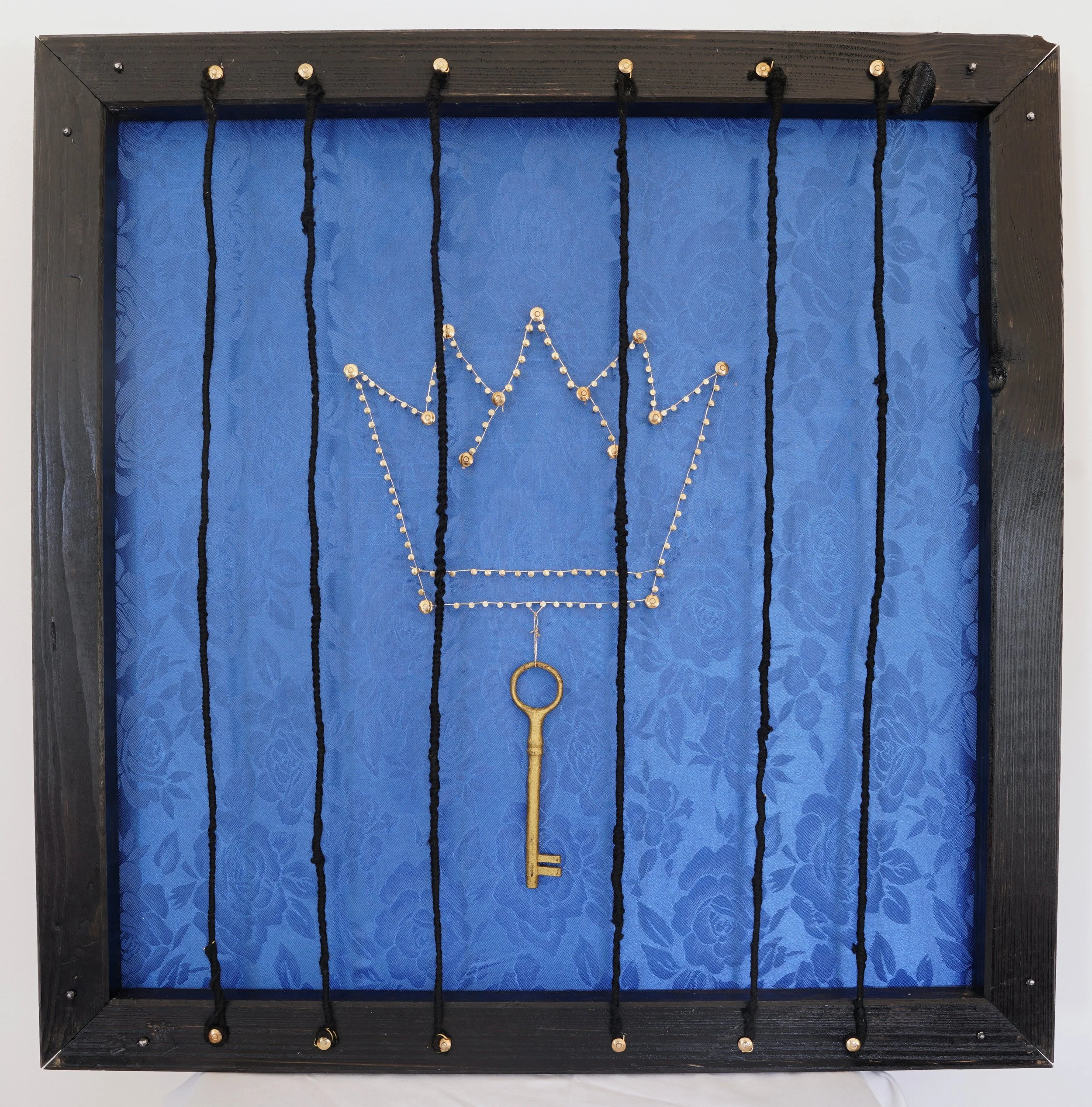 Hollow Crown, a ritual artwork by Obianuju exploring themes of power, identity and the symbolic weight of the crown.