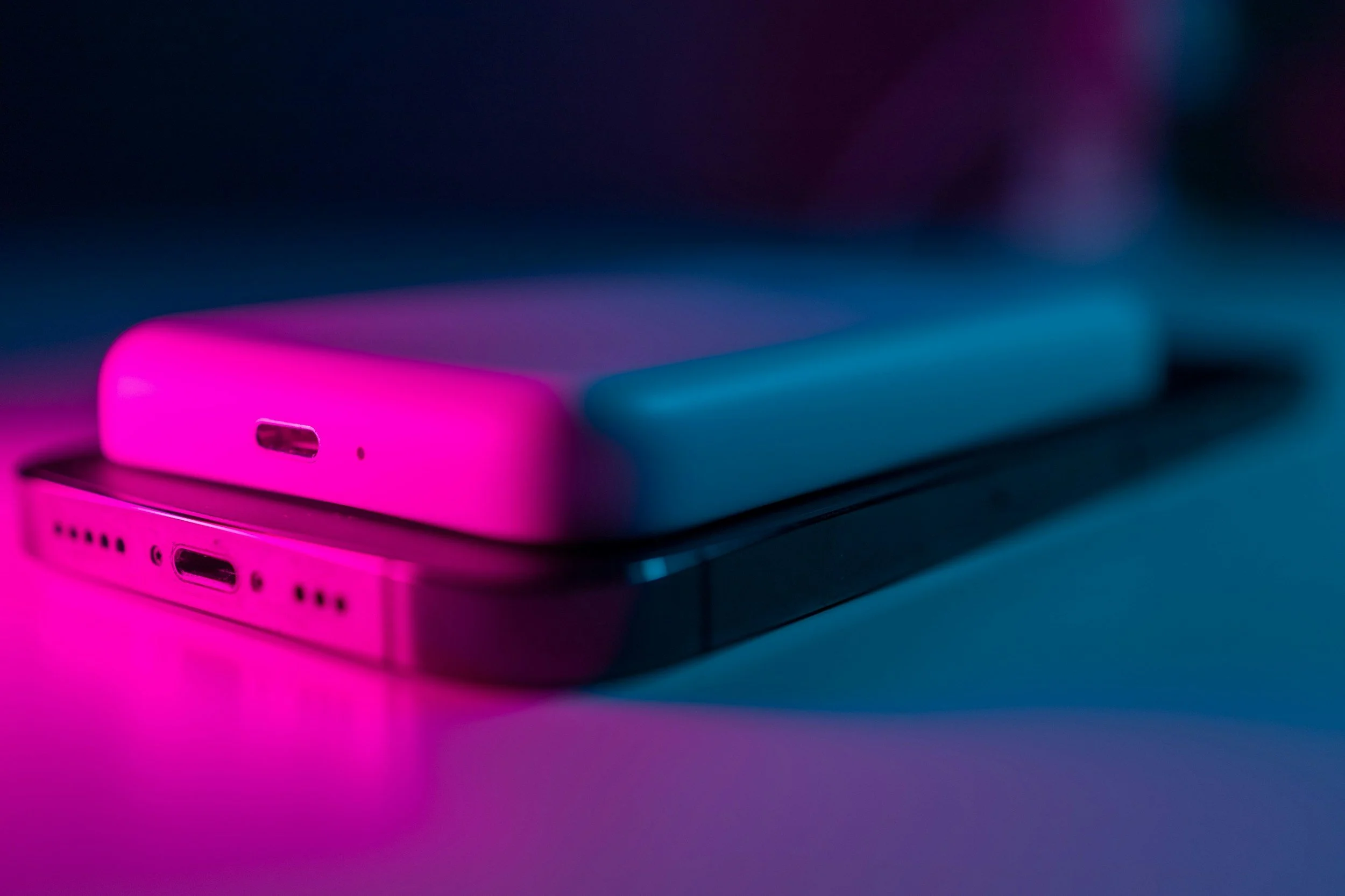 Tech and power gear, phone charges for travel.